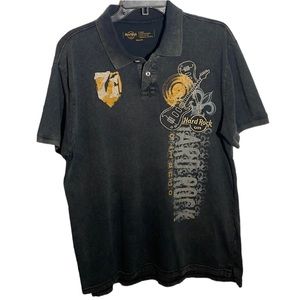 Hard Rock Cafe Orlando Short Sleeve Polo Shirt